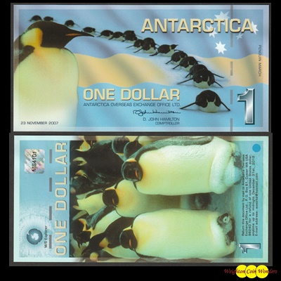 2007 Antarctica $1 – Penguin March
